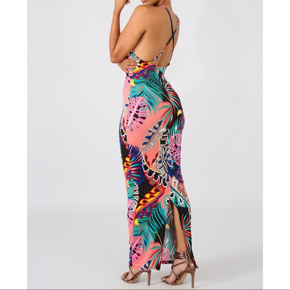 🚨SALE🚨 ONE LEFT Sienna Palms Maxi Dress - Picture 4 of 8